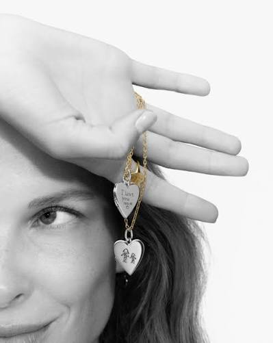 Personalized heart locket necklaces